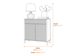 Reed Collection 1 Drawer 2 Door Cabinet Dimensions Diagram