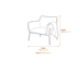 Zephra Chair Dimensions Diagram
