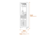 Lennox Black Drinks Unit Dimensions Diagram