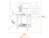 Lennox Black Side Table Dimensions Diagram
