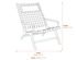Kendari Teak Wood And Woven Leather Chair Dimensions Diagram