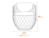 Hoxton Brown Leather Swivel Chair Dimensions Diagram