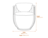 Hoxton Dark Grey Leather Swivel Chair Dimensions Diagram