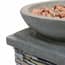 Radiant Stone Look Gas Fire Pit Bowl