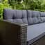 Radiant 9 Seat Rattan Outdoor Corner Suite Black 27305