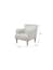 Aldwyn Armchair Carbon Stripe framed view
