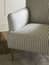 Aldwyn Armchair Carbon Stripe three quarter