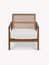 Lambourne Rattan Armchair Cream three quarter