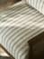 Templecombe Rattan Armchair Carbon Stripe three quarter