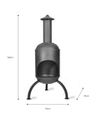 Bould Garden Chimenea Dimensions