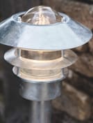 Towans Garden Path Tower Light Steel Detail