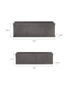 Turleigh Clay Garden Planter Set of Two Dimensions