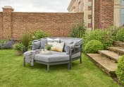 Handpicked Titchwell Outdoor Lounge Bed Grey