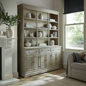 delphine collection 3 shelf large dresser top 2