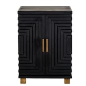 lennox black 2 door side cupboard 4
