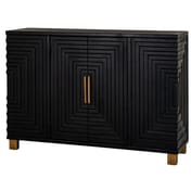 lennox black 2 door sideboard 3