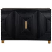 lennox black 2 door sideboard 4