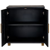 lennox black 2 door small sideboard 4
