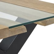 live edge collection light acacia river coffee table 3