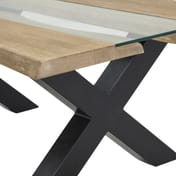 live edge collection light acacia river coffee table 4