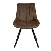 malmo coffee swivel dining chair 3