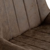 malmo coffee swivel dining chair 4