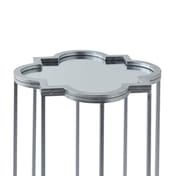 quarter foil mirrored set of two side tables 4