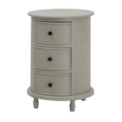 the camden collection 3 drawer round side table 2