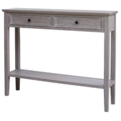 the serene collection two drawer console table 3