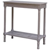 the serene rattan collection console table 2
