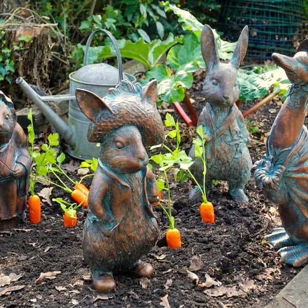 Beatrix Potter Garden Ornament Set of 5