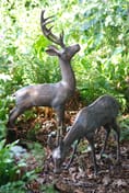 Large Deer Set Metal Garden Ornament - Original Product Photo