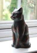 Sitting Cat Metal Garden Ornament original product photo