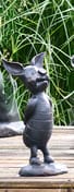Large Piglet Garden Ornament in Verde Bronze Patina