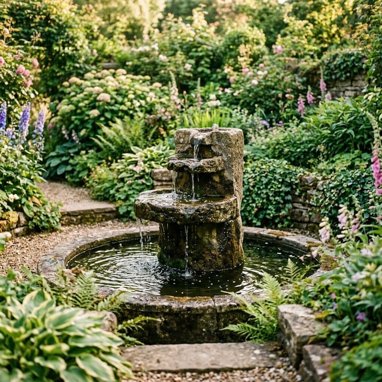 Stone water features with pump included