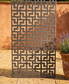 Mosaic Steel Decorative Garden Screen 1.8m