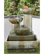 Weathered Bowls Garden Water Feature