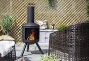 Barola Steel Patio Chimenea