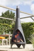 Extra Large Colarado Steel Woodburning Chimenea