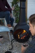 Extra Large Murcia Steel Woodburning Chimenea with Grill
