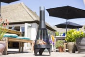 Medium Colarado Mesh Steel Garden Chimenea