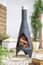 Medium Colarado Steel Patio Chimenea