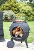 Mega Cast Iron Chimenea BBQ
