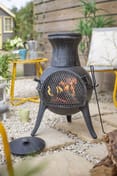 Squat Steel Garden Chimenea