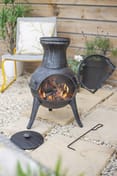 Squat Steel Patio Chimenea