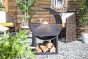 Camacha Steel Garden Fireplace