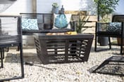 Elda Steel Garden Firepit with Grill
