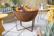 Medium Tamba Steel Patio Firebowl