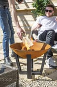 Small Icarus Cast Iron Woodburning Firepit