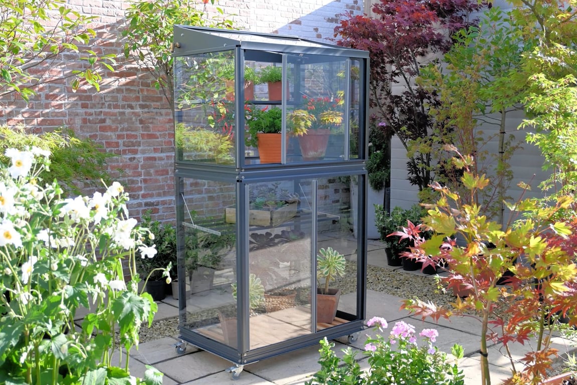 2x3 Access Mini Greenhouse on Wheels